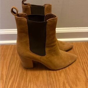 Steve Madden Tan Suede Heeled Boots